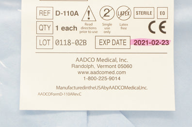AADCO Medical D-110A X-Drape Absorbent Rectangle Shield w/Cutout 12 x17 inch (x)